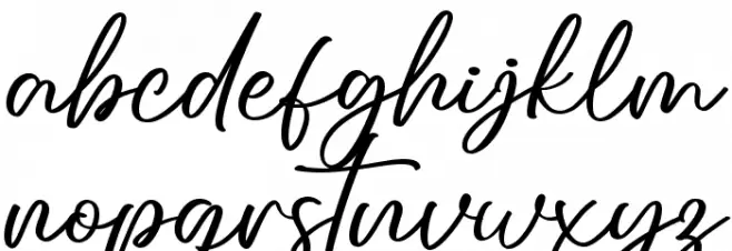 Callista Font LOWERCASE