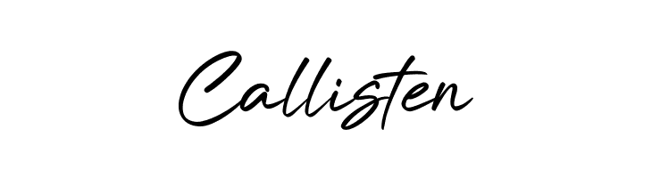 Callisten  Descarca Fonturi Gratis