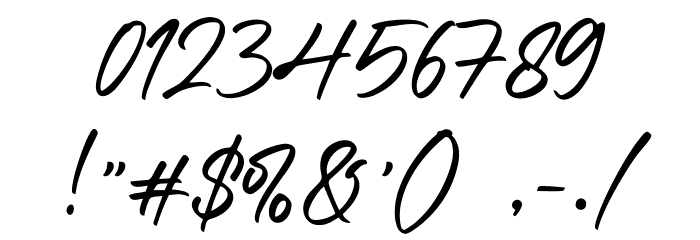 Callisten Font Alte caractere