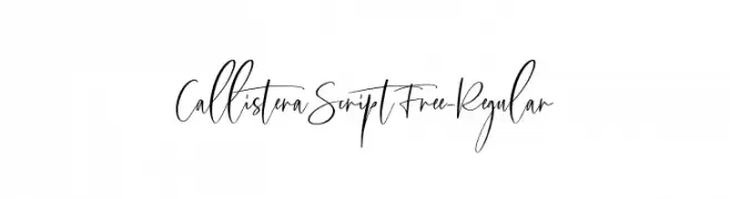 CallisteraScriptFree-Regular  font caratteri gratis
