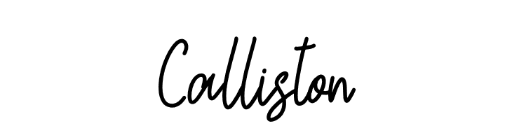 Calliston  Frei Schriftart Herunterladen
