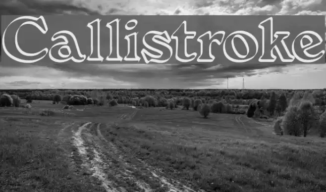 Callistroke Font examples