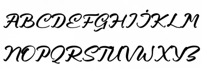 Callisya Novelyn फ़ॉन्ट अपरकेस