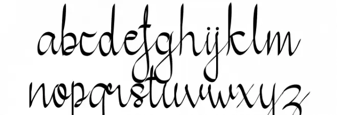Callita 字体 小写