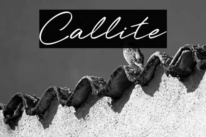 Callite Caratteri examples