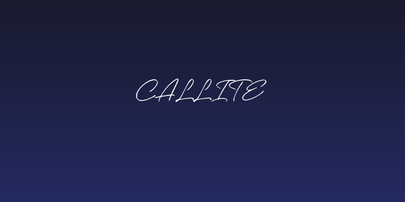 Callite Social Header