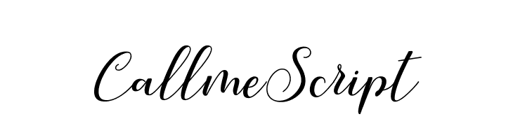 CallmeScript  フリーフォントのダウンロード