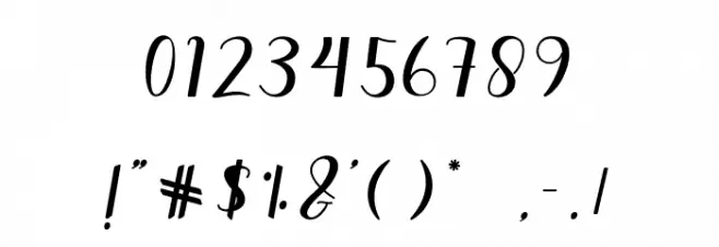 CallmeScript Font OTHER CHARS