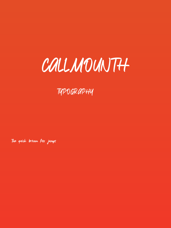 Callmounth Poster