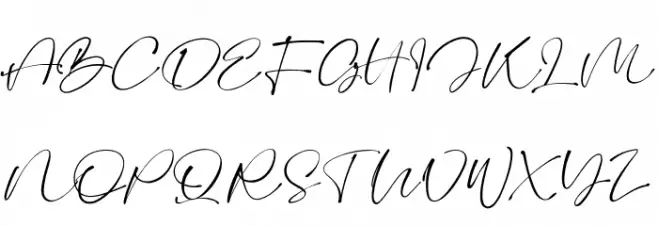 Calloada Schriftart Groß
