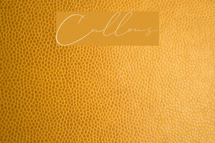 Callous Font examples