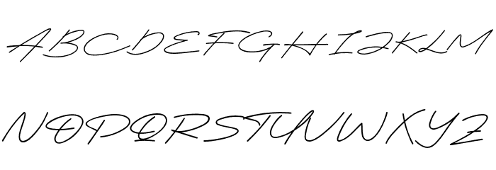 Calloveya Schriftart Groß