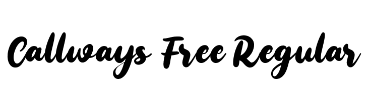 Callways Free Regular  Fuentes Gratis Descargar