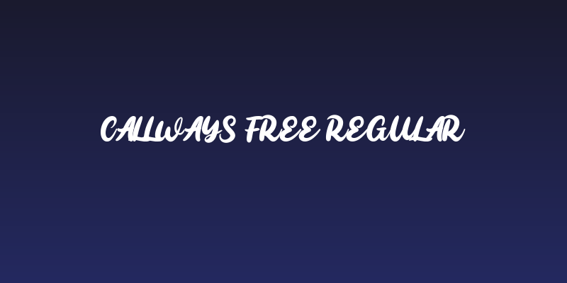 Callways Free Regular Social Header