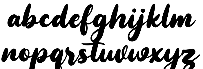 Callways Free Regular Font LOWERCASE