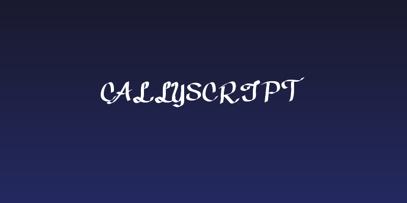 CallyScript Social Header
