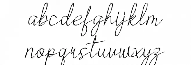Callybatta Font LOWERCASE