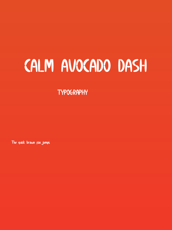Calm Avocado Dash Poster