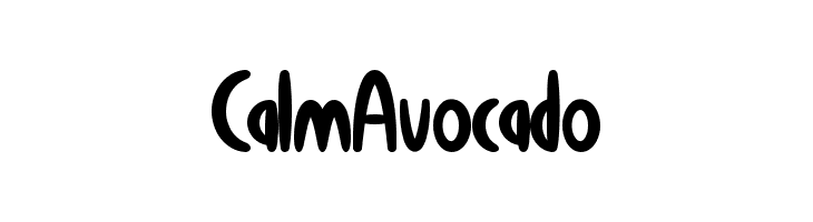 Calm Avocado  Descarca Fonturi Gratis