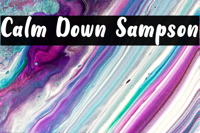 Calm Down Sampson Example 3