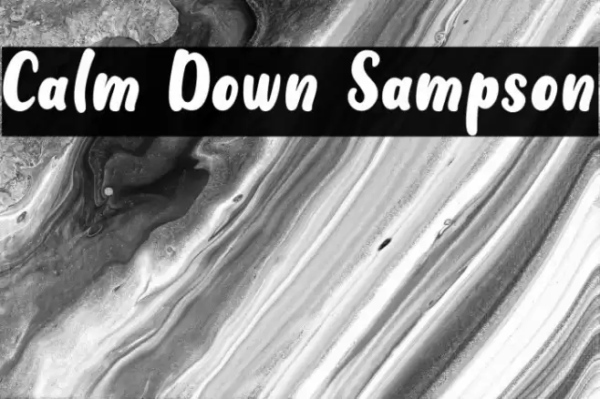 Calm Down Sampson Caratteri examples