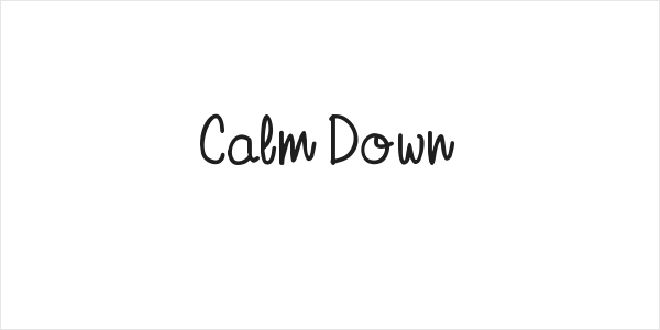 Calm Down Logo