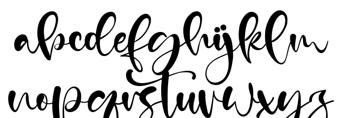 Calm Life Font LOWERCASE