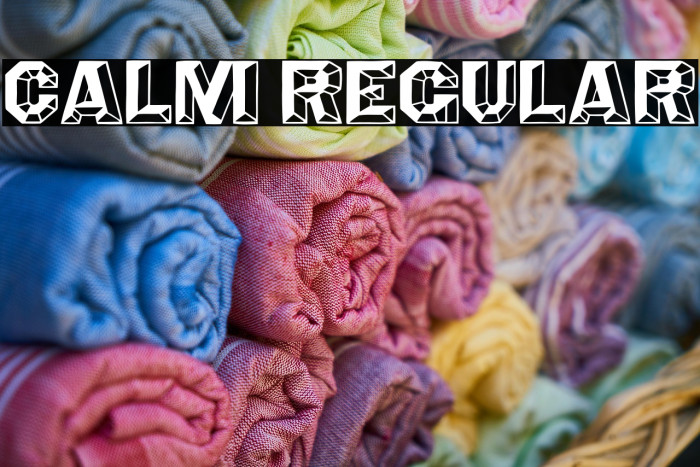 Calm Regular Example 3