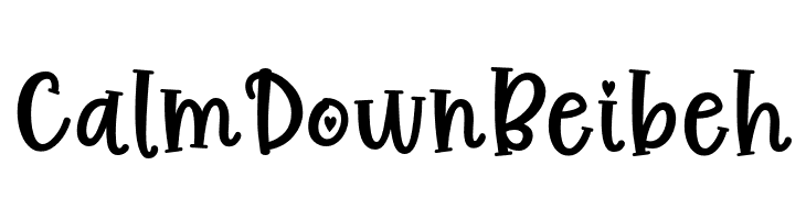 CalmDownBeibeh  नि: शुल्क फ़ॉन्ट्स डाउनलोड
