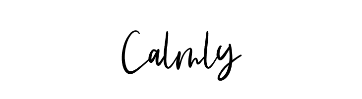 Calmly  नि: शुल्क फ़ॉन्ट्स डाउनलोड