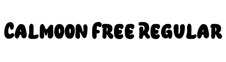 Calmoon Free Regular  免费字体下载