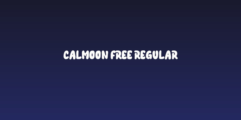 Calmoon Free Regular Social Header