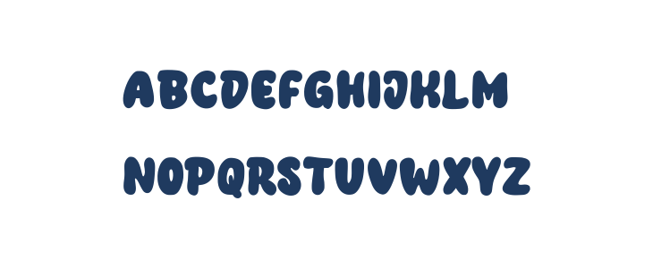 Calmoon Free Regular Lowercase