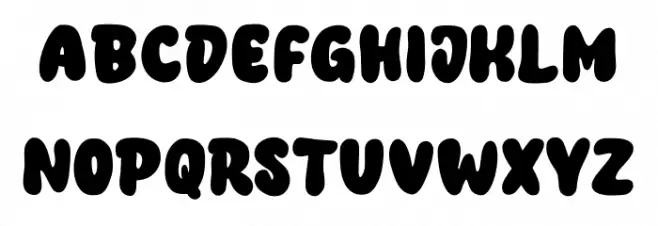 Calmoon Free Regular Font Litere mici