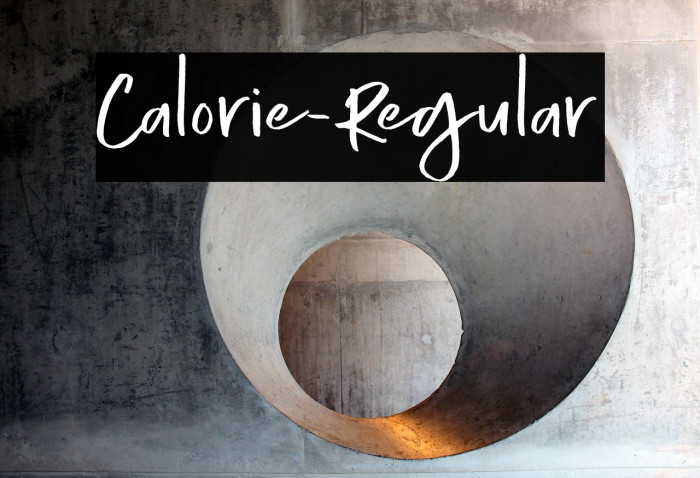 Calorie-Regular Example 2