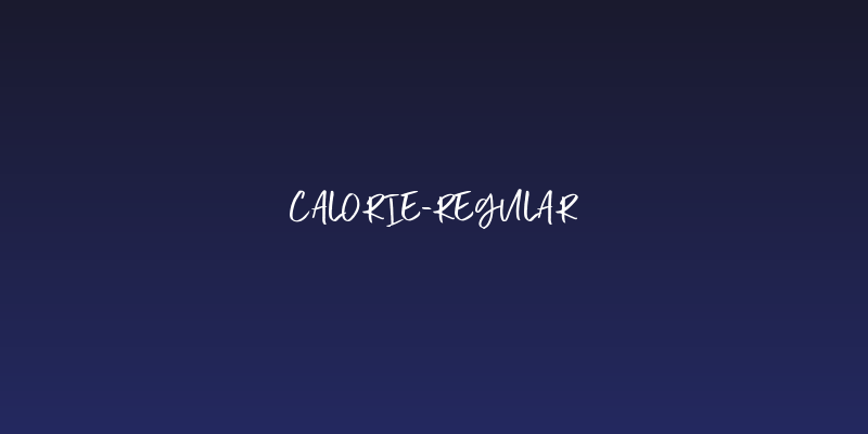 Calorie-Regular Social Header