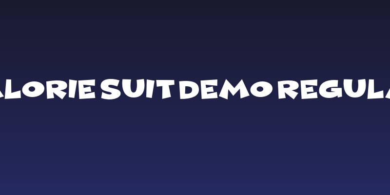 Calorie Suit DEMO Regular Social Header