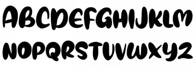 Calose FREE フォント 大文字
