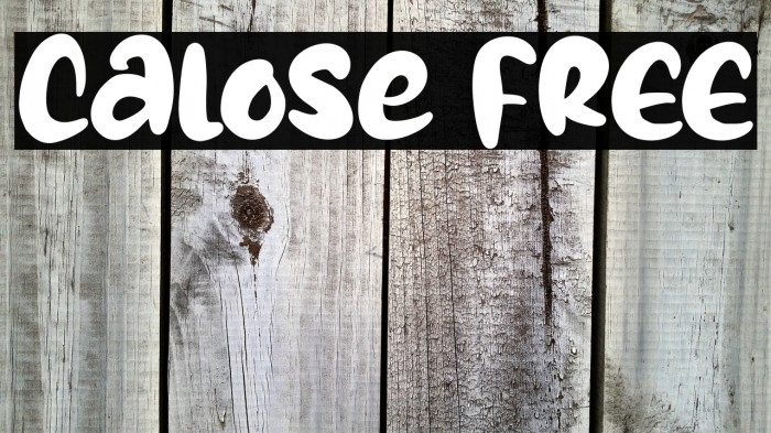 Calose FREE Example 2