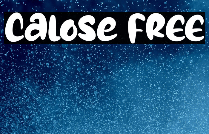 Calose FREE Example 3