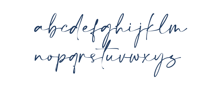 Calton Elegance Script Lowercase
