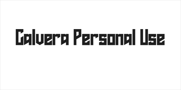 Calvera Personal Use Logo