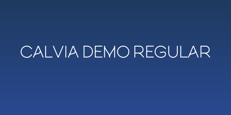 Calvia Demo Regular Social Header
