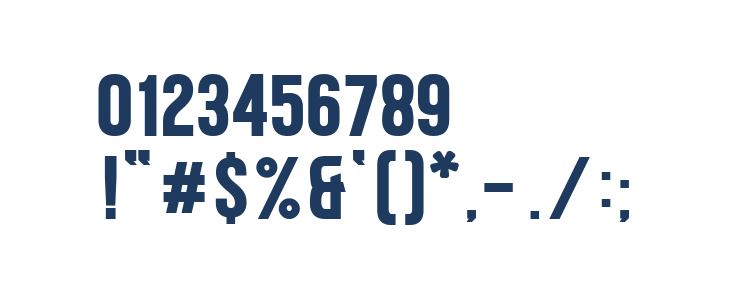 Calvier Bold Other Characters