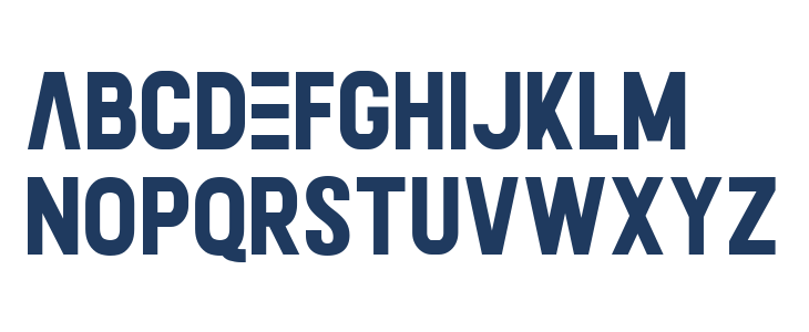 Calvier Bold Lowercase