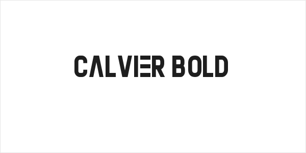 Calvier Bold Logo
