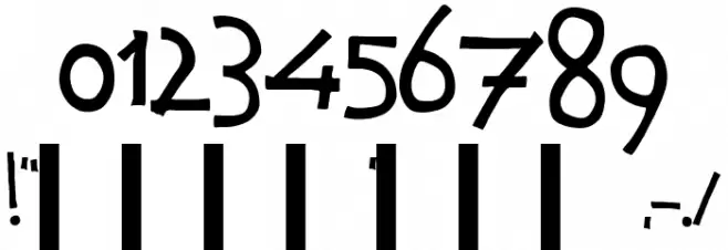 Calvin and Hobbes Normal Font OTHER CHARS