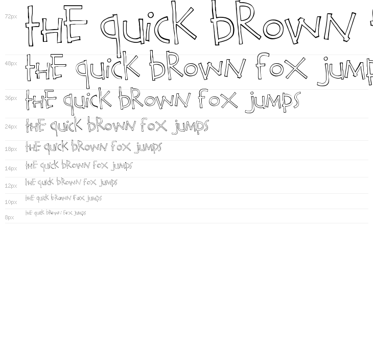 Calvin and Hobbes Outline Waterfall