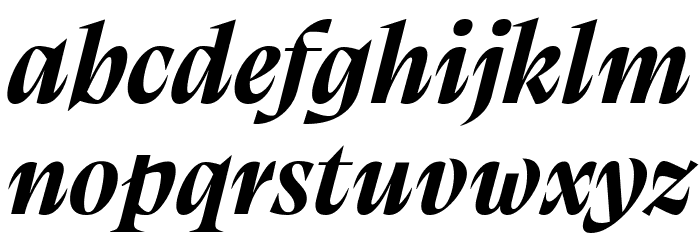 Calvino Grande Trial Bold Italic Font LOWERCASE