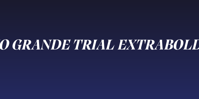 Calvino Grande Trial Extrabold Italic Social Header